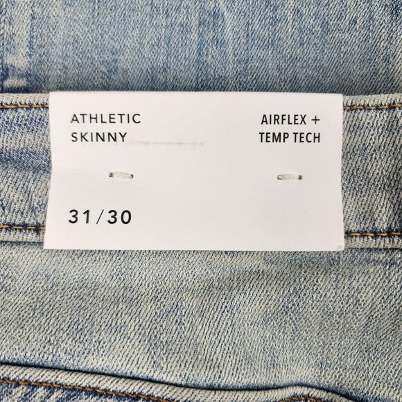 SOLD OUT American Eagle Jeans Mens 31x30 Blue Airflex + Temp Tech Skinny NWT - Picture 6 of 13